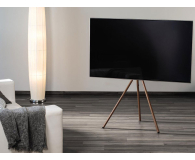 Hama Stojak do TV typu sztaluga wygląd drewna VESA 600x400 75" - 1516985 - zdjęcie 6